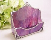 PurplePink Wispy Business Card Holder