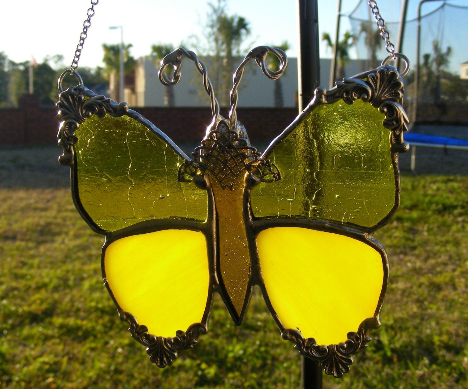 Yellow Victorian Butterfly