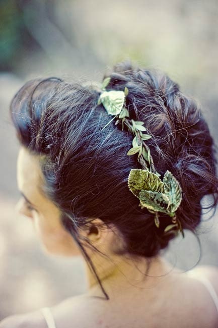 Nature girl halo in ivory- style C101
