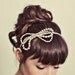 rhinestone bow headband- style 122
