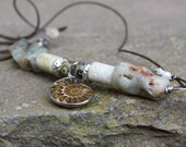 chunky tribal statement necklace