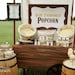 INSTANT DOWNLOAD - Rustic Popcorn Bar Collection
