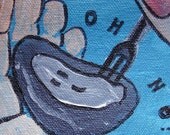 Raw Oyster Horror ACEO