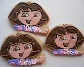 Dora Cookie Favors 1 dozen Girls Birthday Party