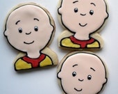 Party Favors Caillou Decorated Sugar Cookies Birthday Girl Boy Il_170x135