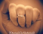 Amour - 12k Gold Filled Wire Wrapped Stackable Ring