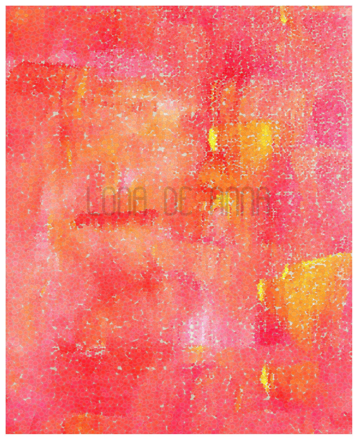 Pink Champagne Graphic Print A3