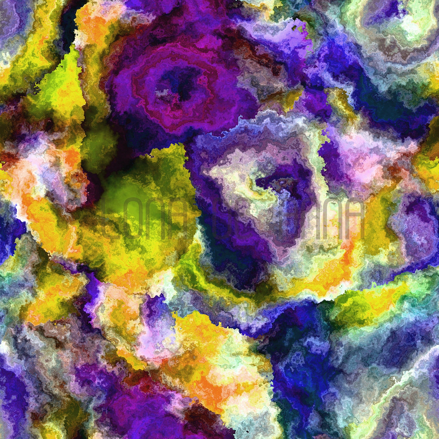 Purple Storm  - Graphic Print A3