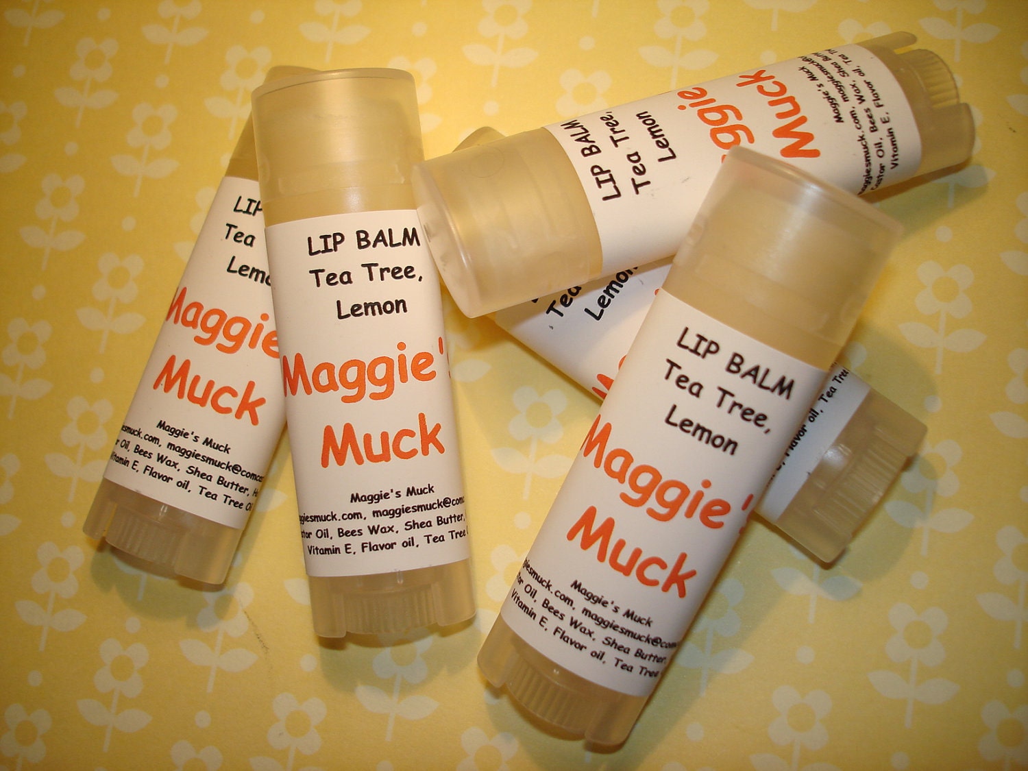 Lip Balm, Tea Tree, Lemon