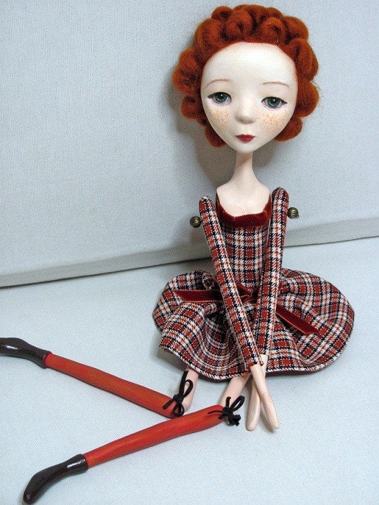 OOAK- Art doll- Leonie