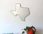 SALE / / / Texas Mirror / Wall Mirror State Outline Silhouette South By Southwest