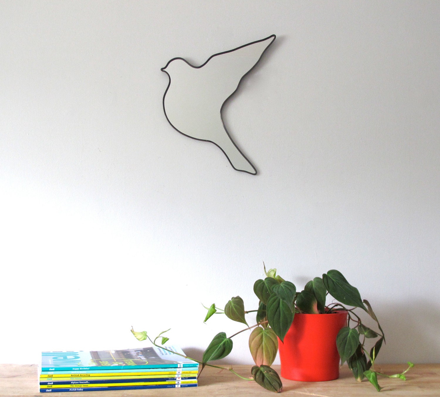 SALE / / / Bird Mirror Flying / Left / Handmade Wall Mirror