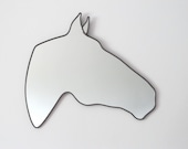 SALE / / / Horse Mirror Right / Handmade Wall Mirror