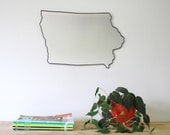 SALE / / / Iowa Mirror / Wall Mirror State Outline Silhouette
