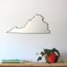 SALE / / / Virginia Mirror Large / Wall Mirror State Outline Silhouette