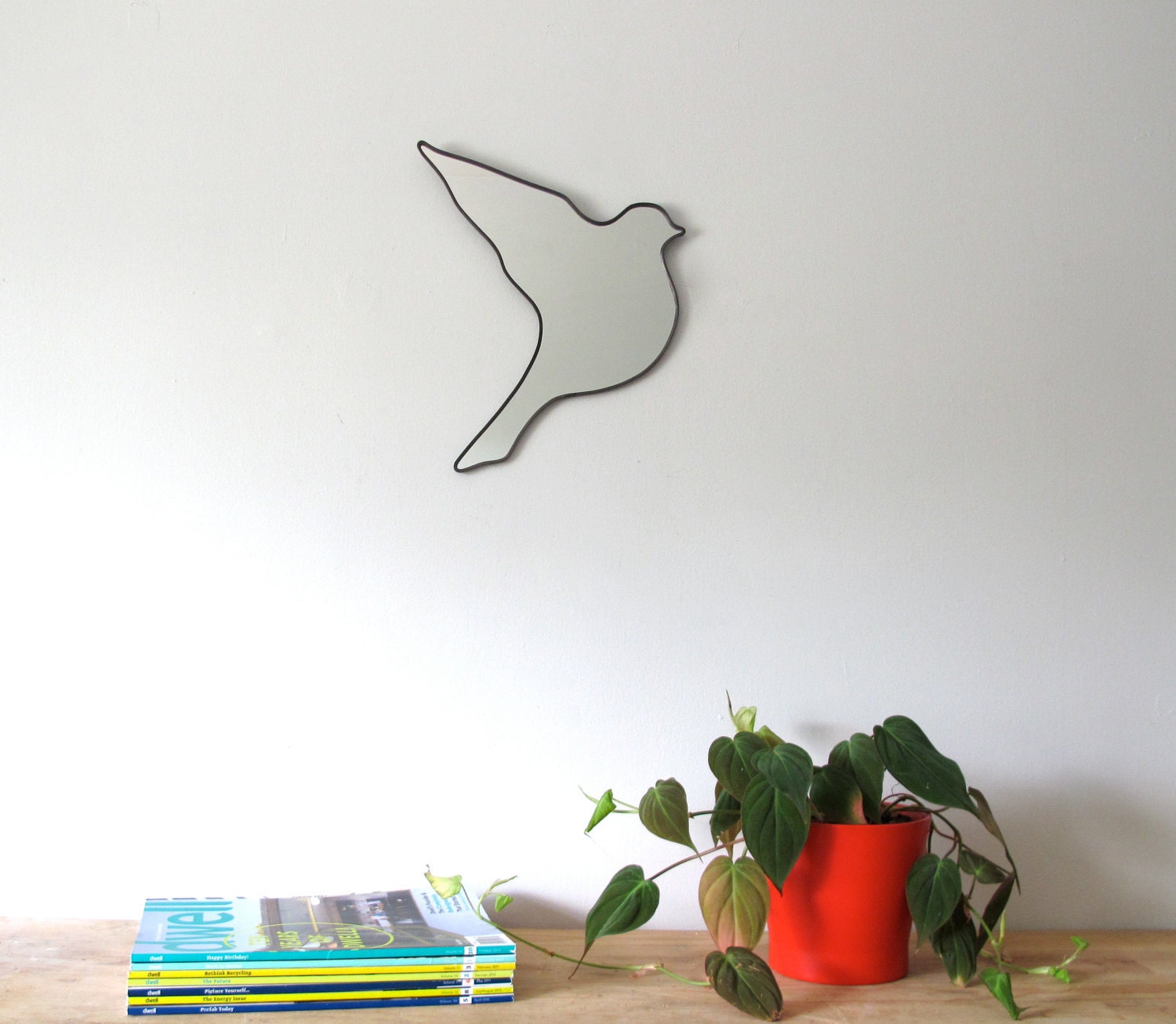 SALE / / / Bird Mirror Flying / Right / Handmade Wall Mirror