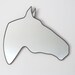 SALE / / / Horse Mirror Right / Handmade Wall Mirror