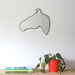 SALE / / / Horse Mirror Left / Handmade Wall Mirror