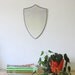 Shield Mirror Crest Mirror Handmade Mirror Wall Mirror