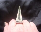 Gothic Crystal Spike Ring