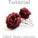 Tutorial Fabric earrings PDF