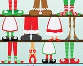 Jolly Feet Cute Digital Clipart for Card Design, Scrapbooking, and Web Design Il_170x135