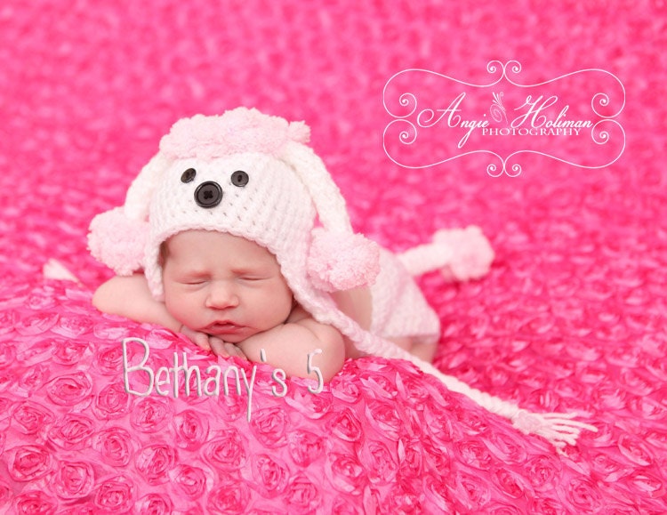 Pink Poodle PROP  with diaper cover set pick you size Newborn to 18 months