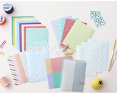 Lovely Pattern Masking Tape Sticker Set (24 sheets, pvc pocket)