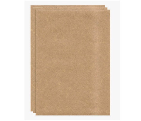Self-Adhesive Kraft Papers for Sticker Making - A4 size (10 sheets)