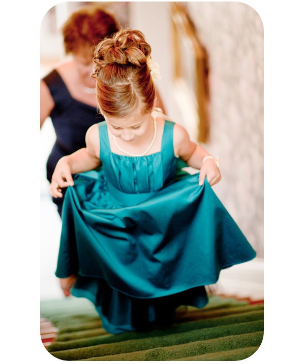 Design the Perfect Flower Girl Necklace-Pearl Necklace w/Ribbon Tie WEDDING JEWELRY Maid of HONOR