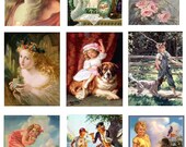 Collage of Downloadable Printable Digital Art Images