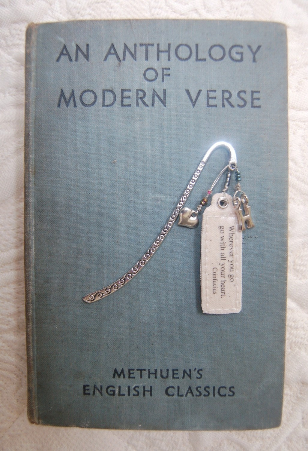 Personalised Bookmark With Quote or Lyrics