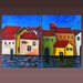 MOVING SALE-50% Off-Villa -Huge Original Acrylic