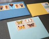 Vintage US Postage Stamped Envelope Set