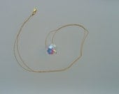 Glass Disco Ball Long Necklace