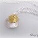 Necklace ECLIPSE Dainty Sterling Silver and 24K Gold Vermeil