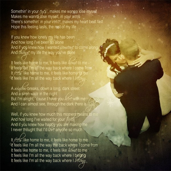 Your photo and words to your song