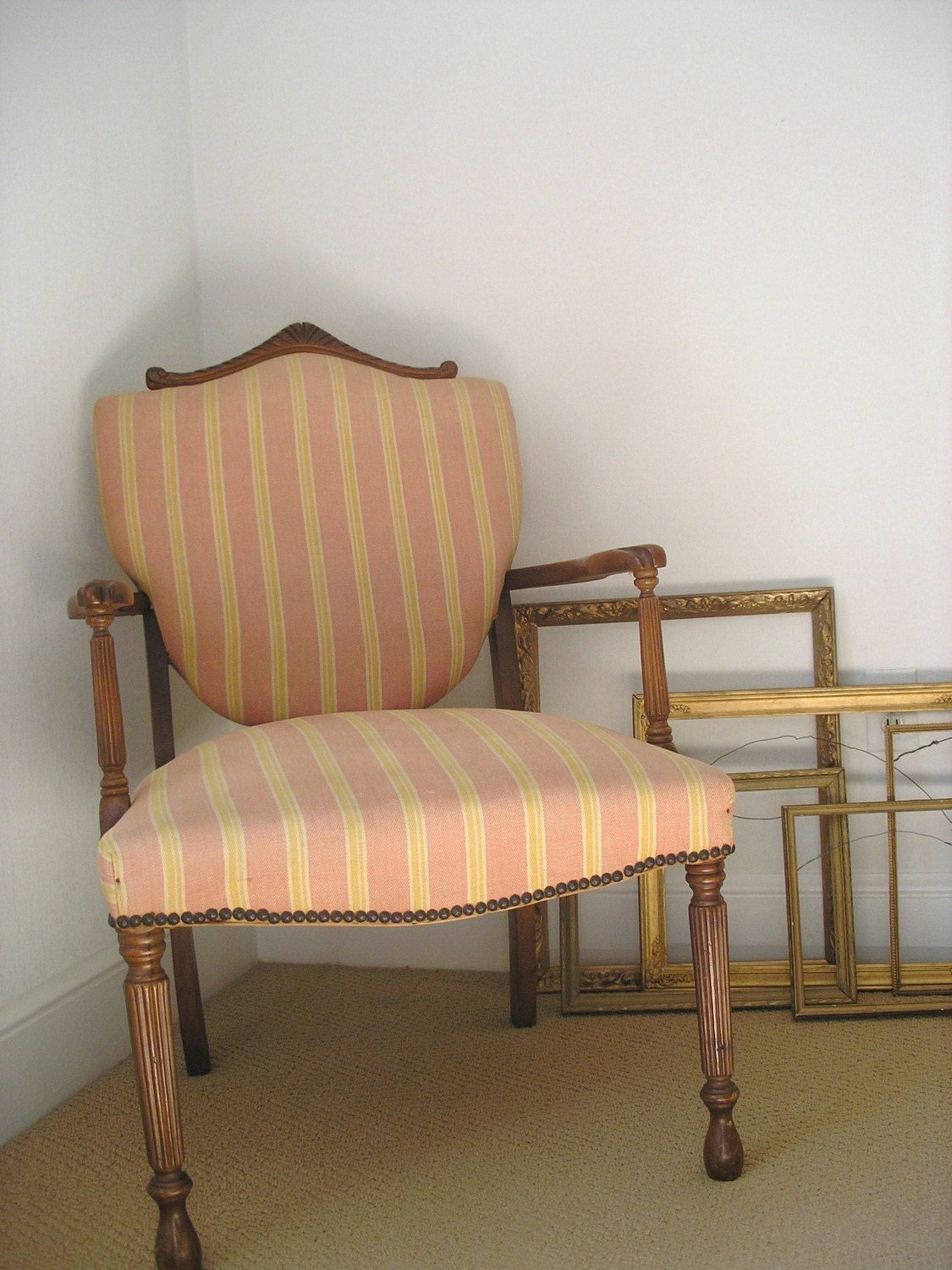 Shield Back Upholstered Chair