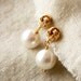 Vintage Pearl Earrings, Bridal Jewelry, Pearl Post Earrings