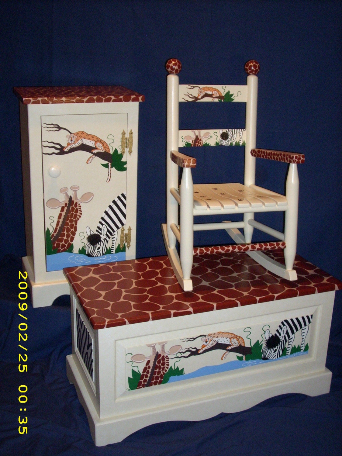 Toy Chest  In The Jungle Design
