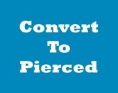 Convert Vintage Earrings to Pierced