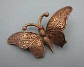 Butterfly Brooch Vintage Spain