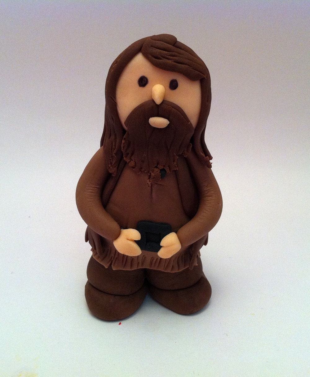 Hagrid Fondant Cake Topper,  Cake Decoration for Harry Potter