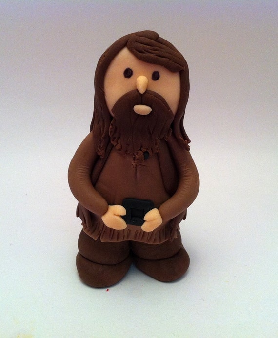 Hagrid Fondant Cake Topper, Cake Decoration for Harry Potter Il_570xn