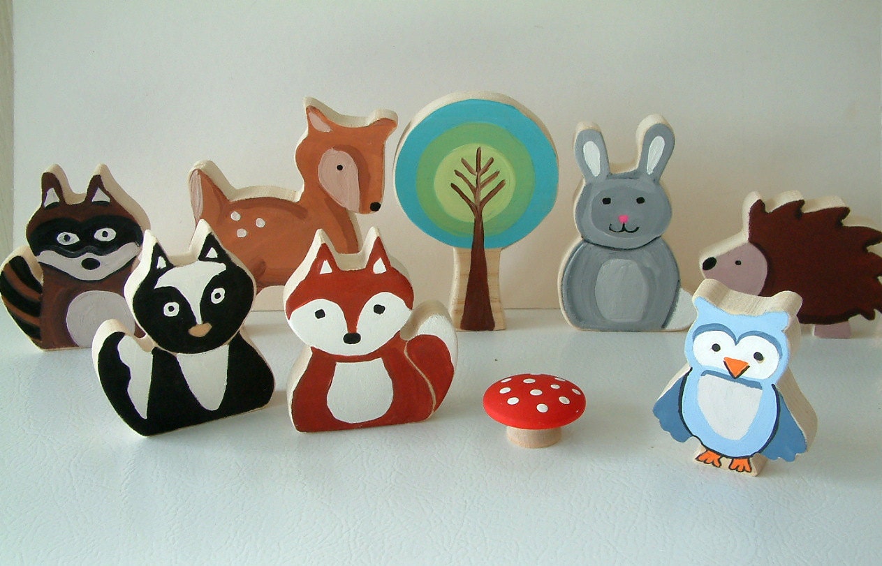 Woodland Animal Of Your Choice - Wooden Toy