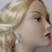 Stunning Rhinestone Chandelier Earrings, Swarovski Crystal Bridal Earrings, Rhinestone Earrings, Vintage Style - ANASTASIA