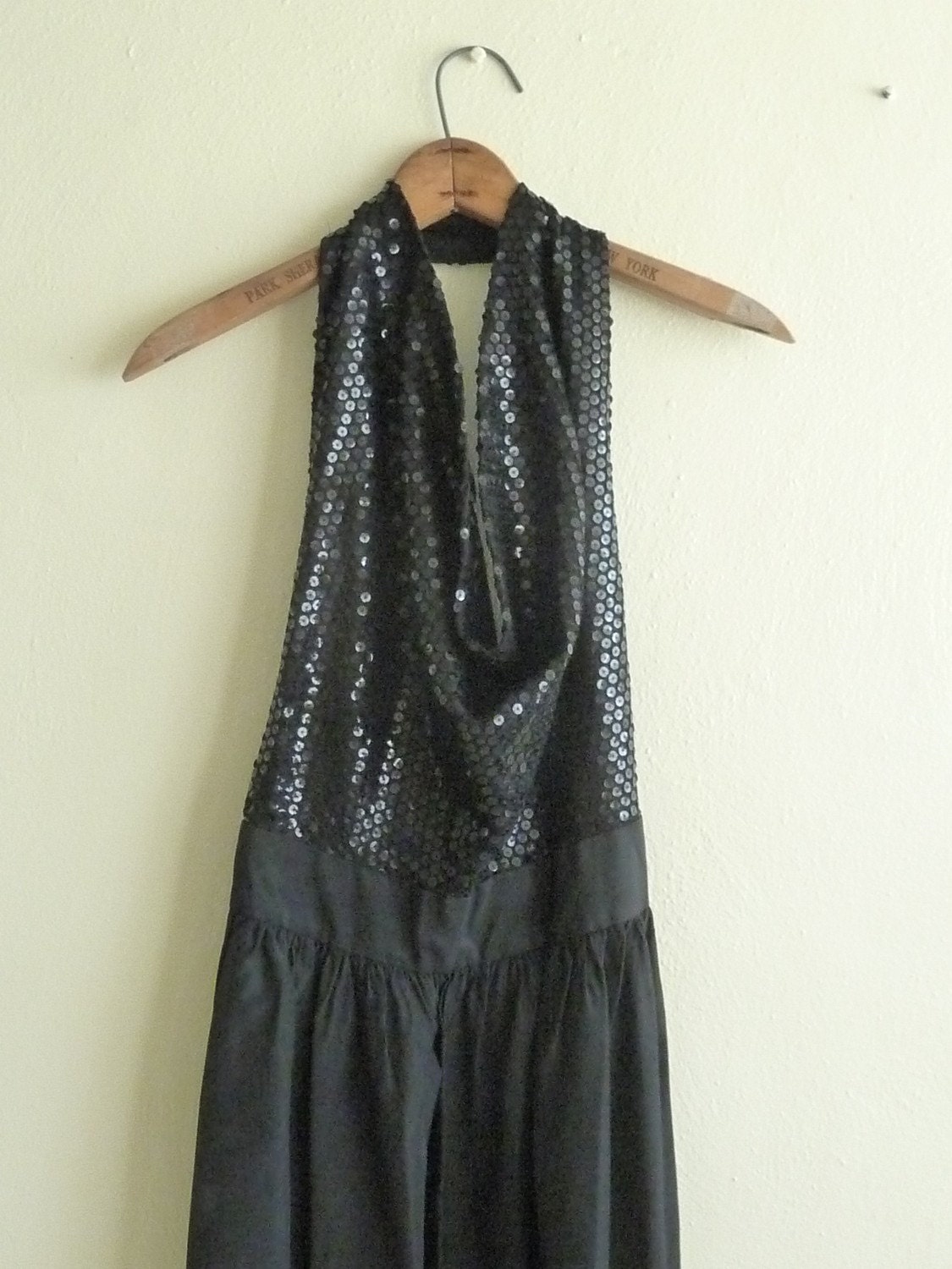 party maxi dress, halter style xs xsmall