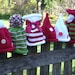Christmas Hats Collection Pattern - Includes all 6 Patterns - Sizes for Newborn to Kids to Teens INSTANT DOWNLOAD