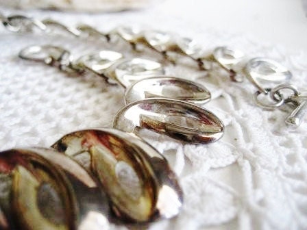 vintage jewelry chunky collar goldtone classic curled necklace