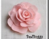 Felt Rose Brooch PDF Pattern Tutorial How To Rose Pillow Hair clip headband
